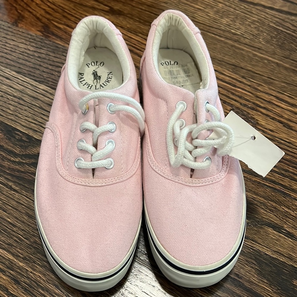 Brand New Girl Polo Sneakers Size 4